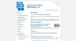 Desktop Screenshot of diakonie-elbe-elster.de